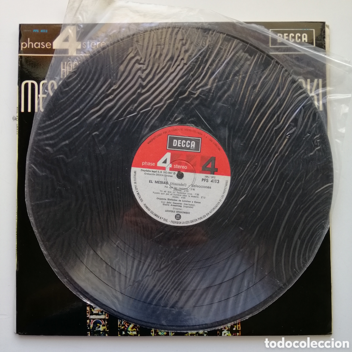 Discos de vinilo: Messiah Leopold Stokowski vinilo - Foto 2