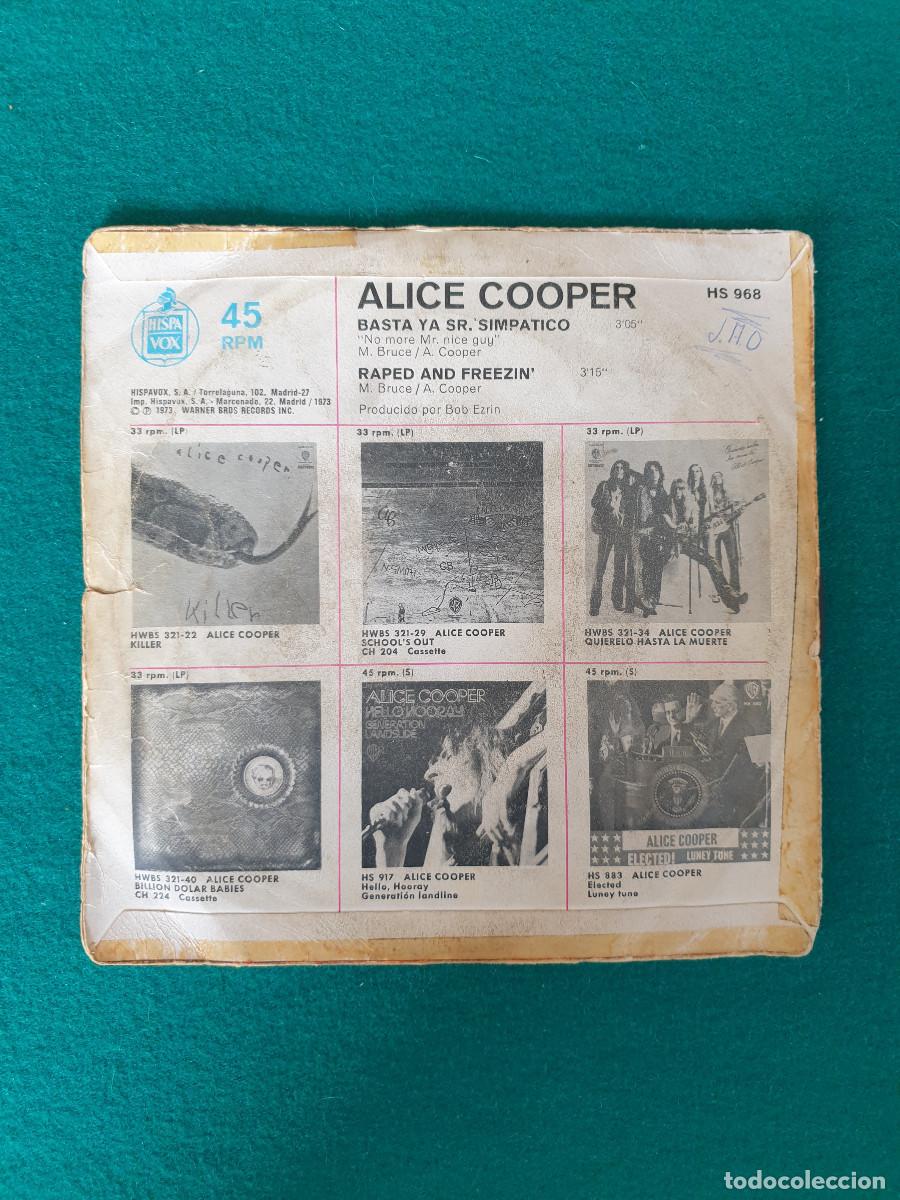Discos de vinilo: Alice Cooper &ndash; Basta Ya Sr. Simpatico - Foto 2