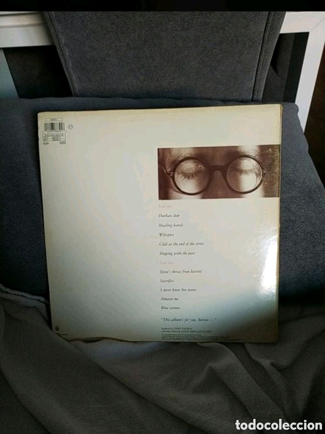 Discos de vinilo: Lp Elton John. Sleeping with The past - Foto 2