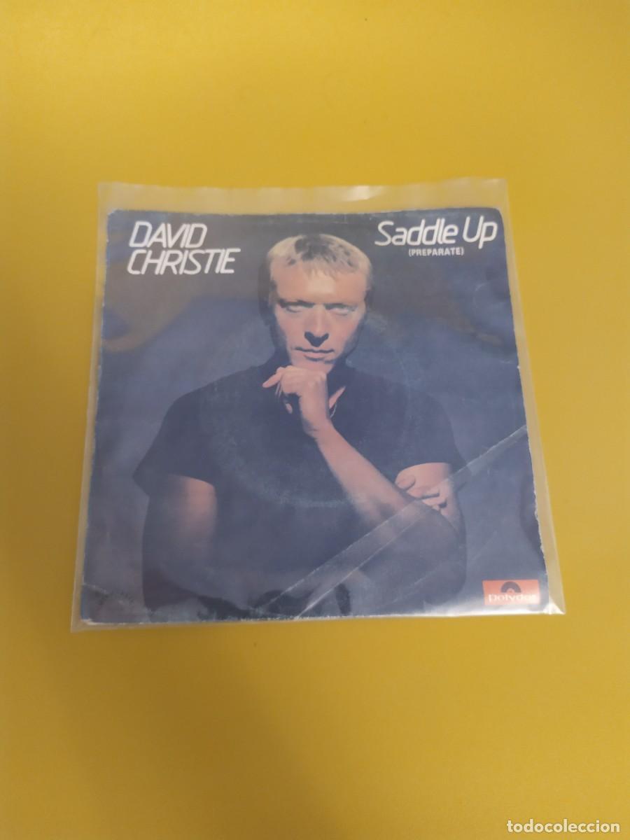 Discos de vinilo: David Christie - Saddle up / The signals 1982 - Foto 1