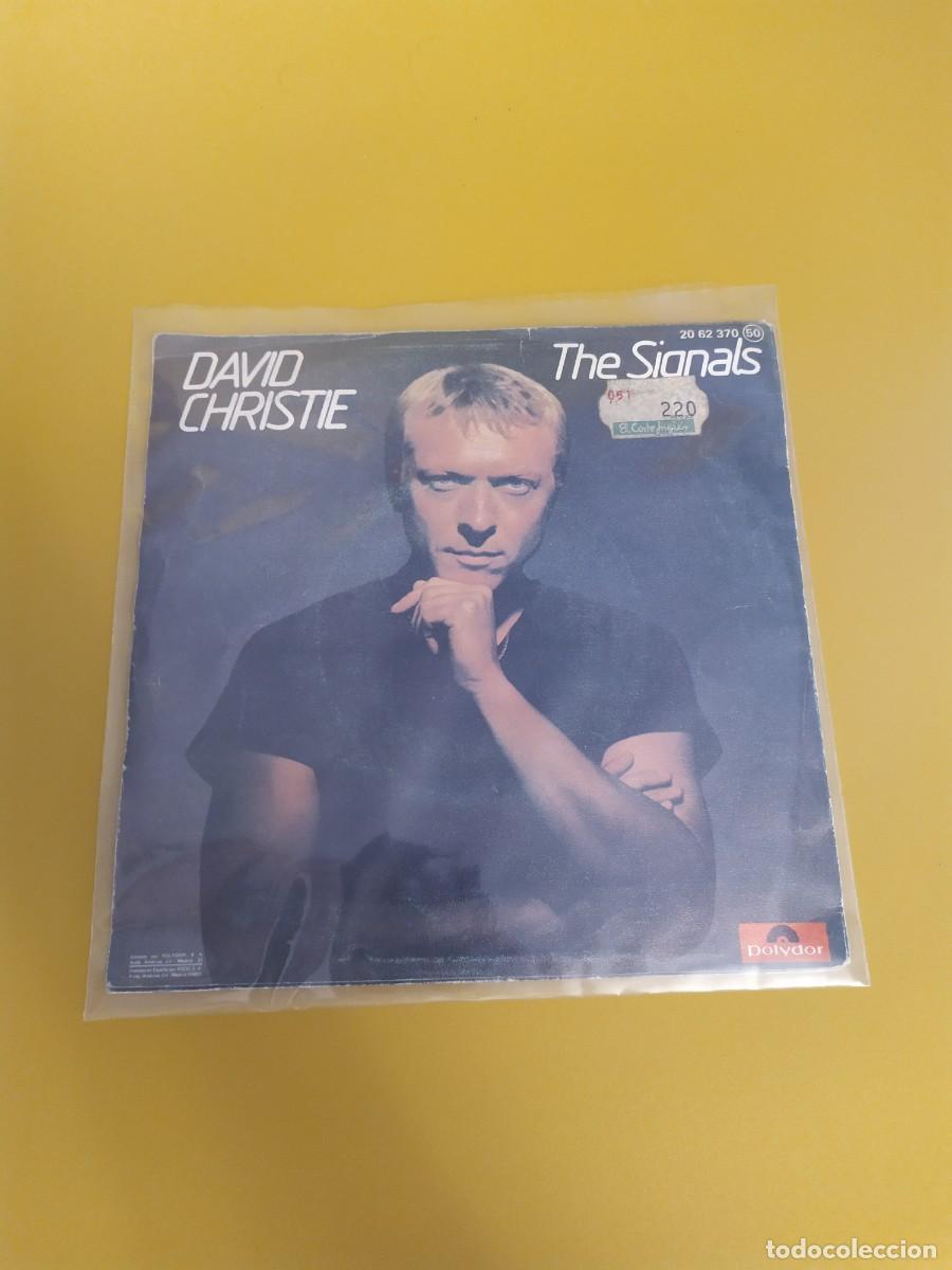 Discos de vinilo: David Christie - Saddle up / The signals 1982 - Foto 2