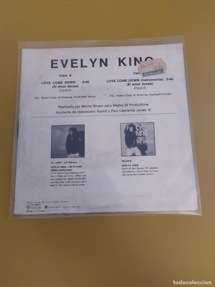 Discos de vinilo: Evelyn King - Love come down 1982 - Foto 2