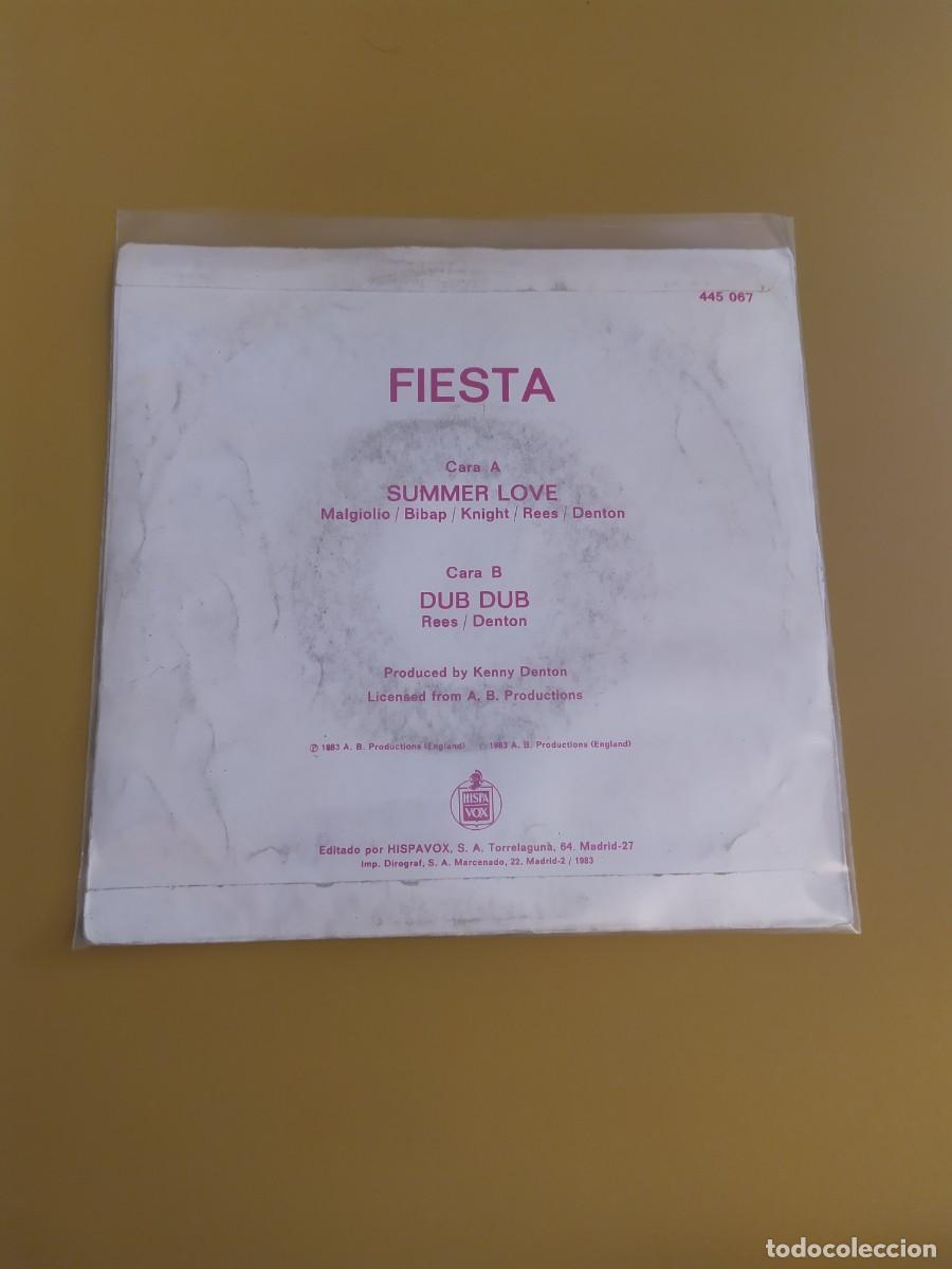 Discos de vinilo: Fiesta - Summer love / Dub dub 1983 - Foto 2