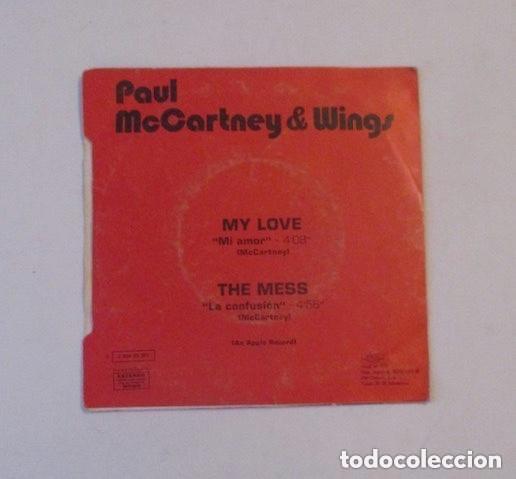 Discos de vinilo: DOS SINGLES PAUL MACCARTNEY & WINS - Foto 3