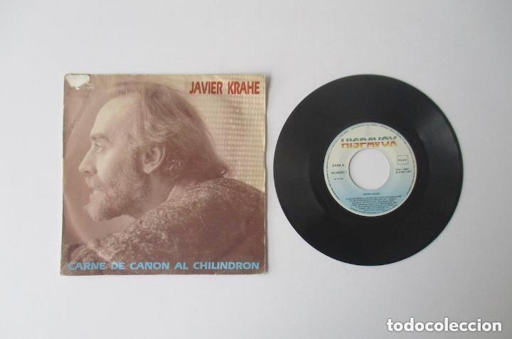 Discos de vinilo: DOS SINGLES DE JAVIER KRAHE - Foto 3