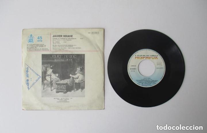 Discos de vinilo: DOS SINGLES DE JAVIER KRAHE - Foto 4