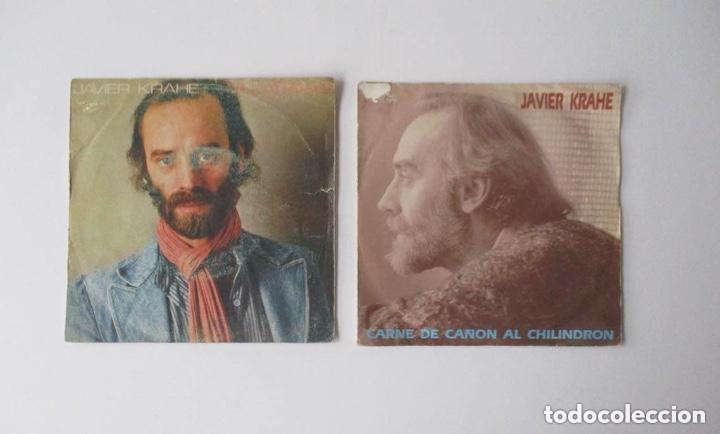 Discos de vinilo: DOS SINGLES DE JAVIER KRAHE - Foto 5