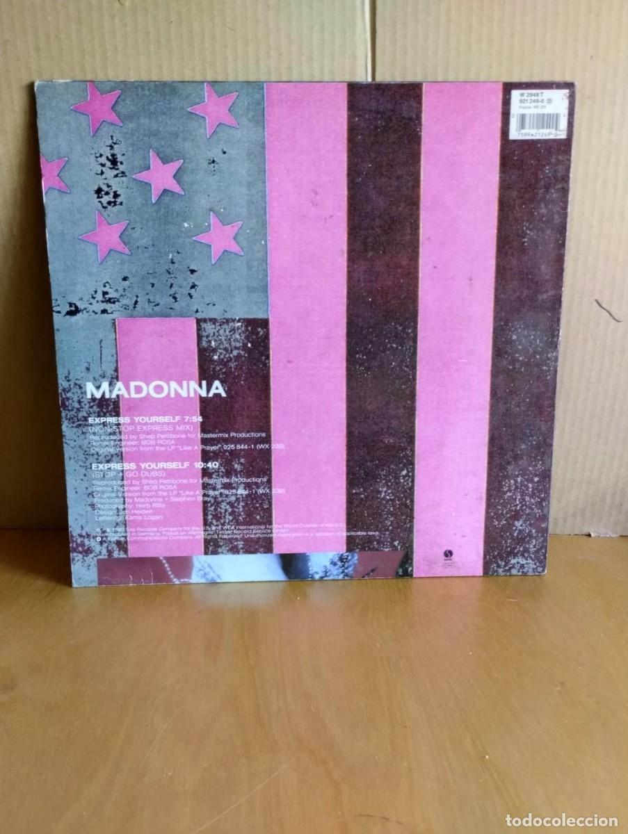 Discos de vinilo: MADONNA --- EXPRESS YOURSELF - Foto 2