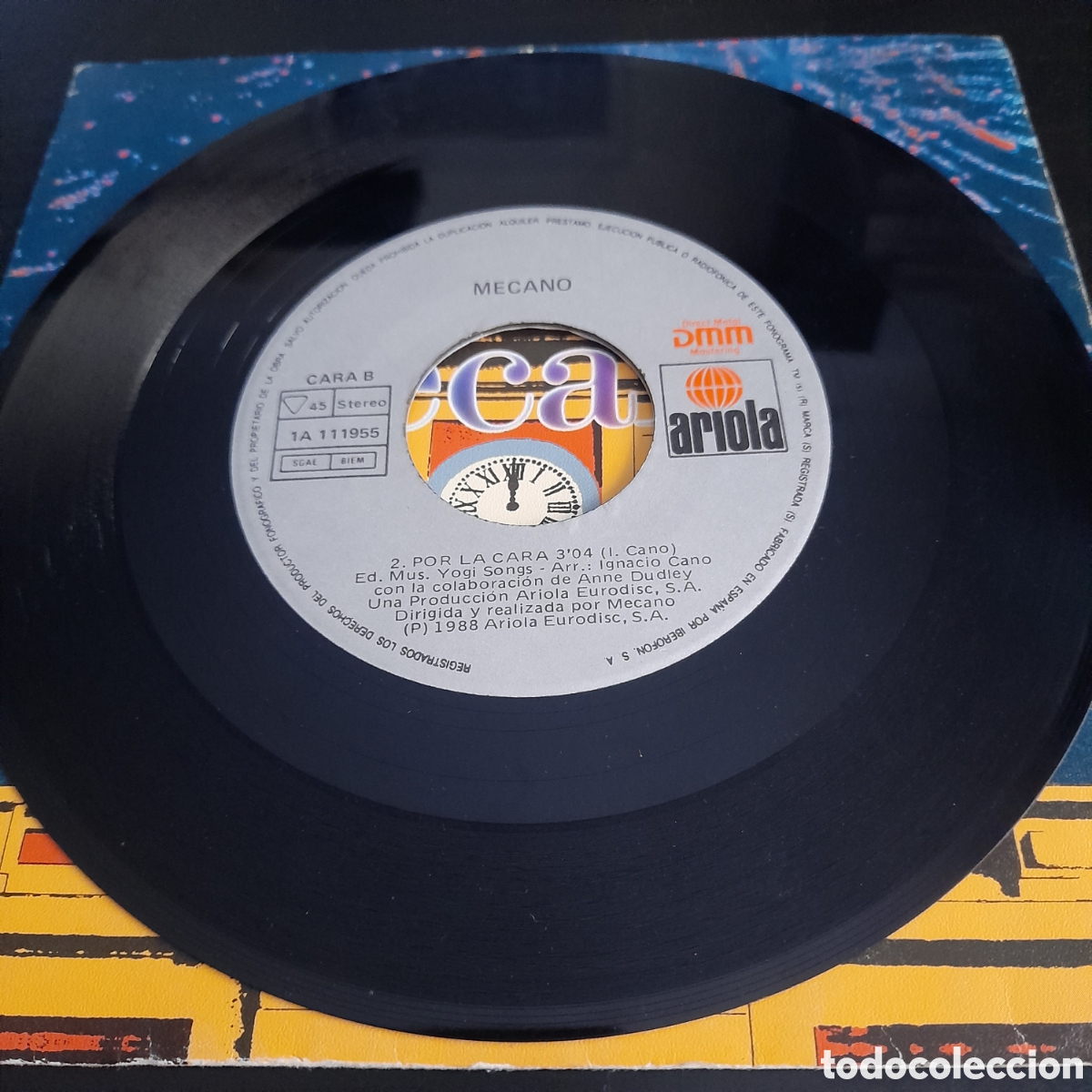 Discos de vinilo: Mecano &ndash; Un A&ntilde;o M&aacute;s. Vinilo, 7&rdquo; 1988 - Foto 4