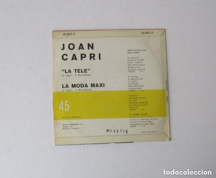 Discos de vinilo: COLECCION DE SIETE DISCOS DE JOAN CAPRI - Foto 9