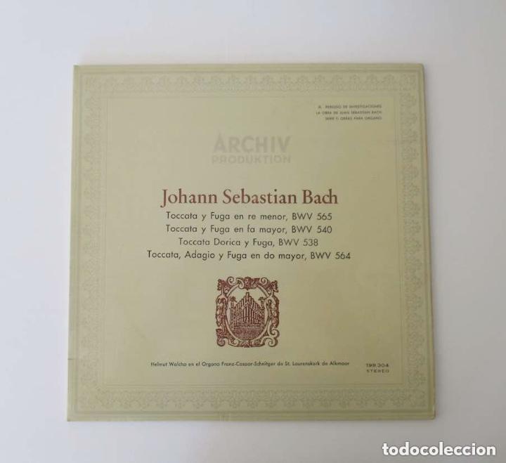 Discos de vinilo: DISCO LP JUAN SEBASTIAN BACH - Foto 1