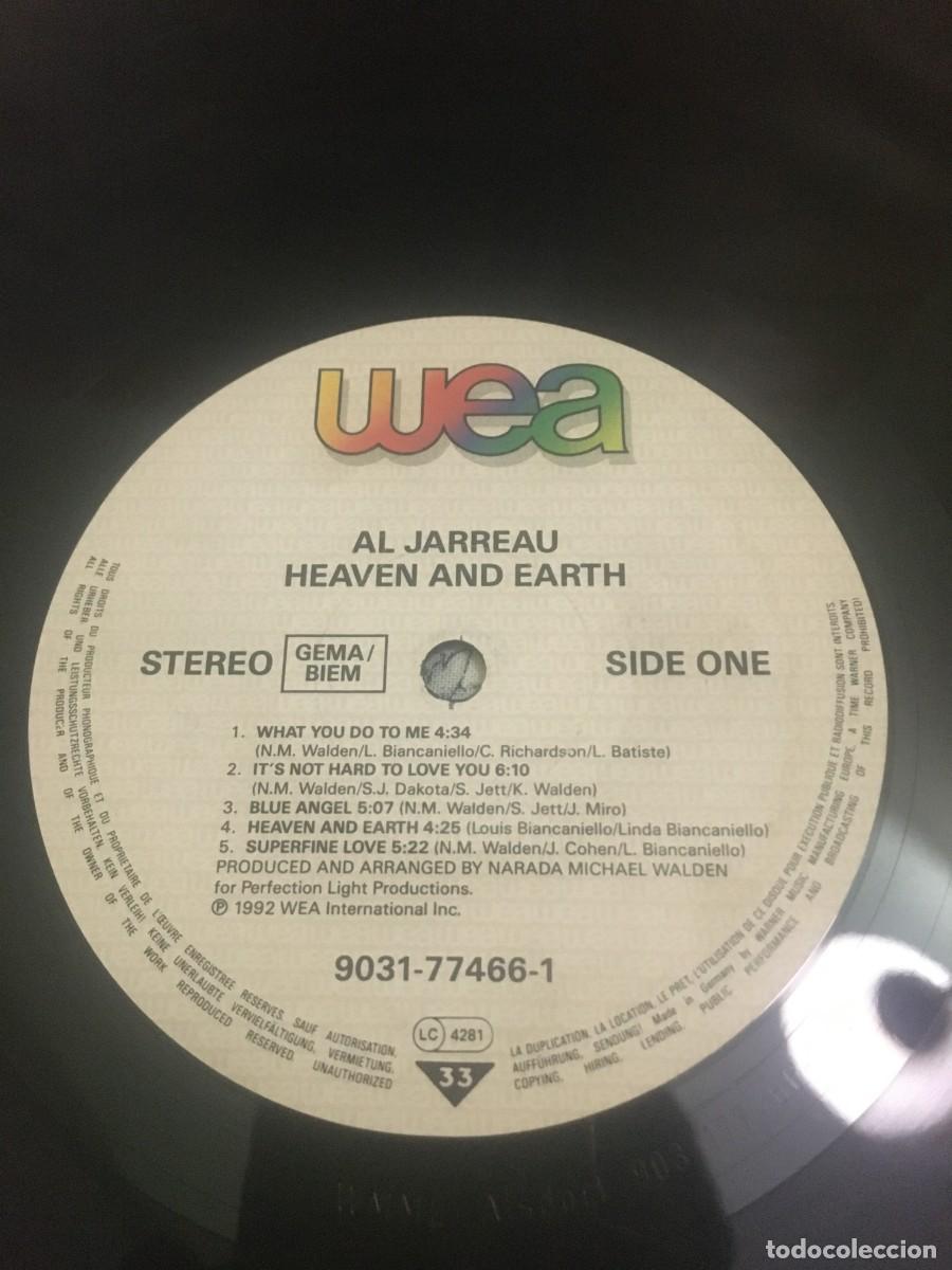 Discos de vinilo: Al Jarreau &lrm;&ndash; Heaven And Earth - Foto 5