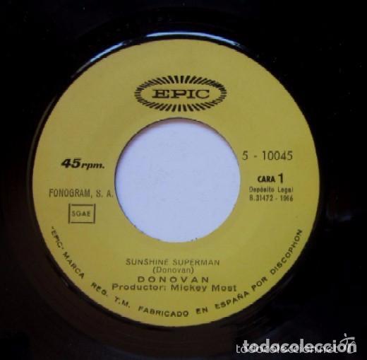 Discos de vinilo: DONOVAN - SUNSHIDE SUPERMAN - Foto 2