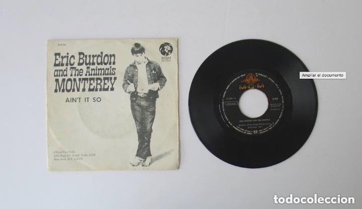 Discos de vinilo: ERIC BURDON AND THE ANIMALS - MONTERREY, AINT IT SO - Foto 1