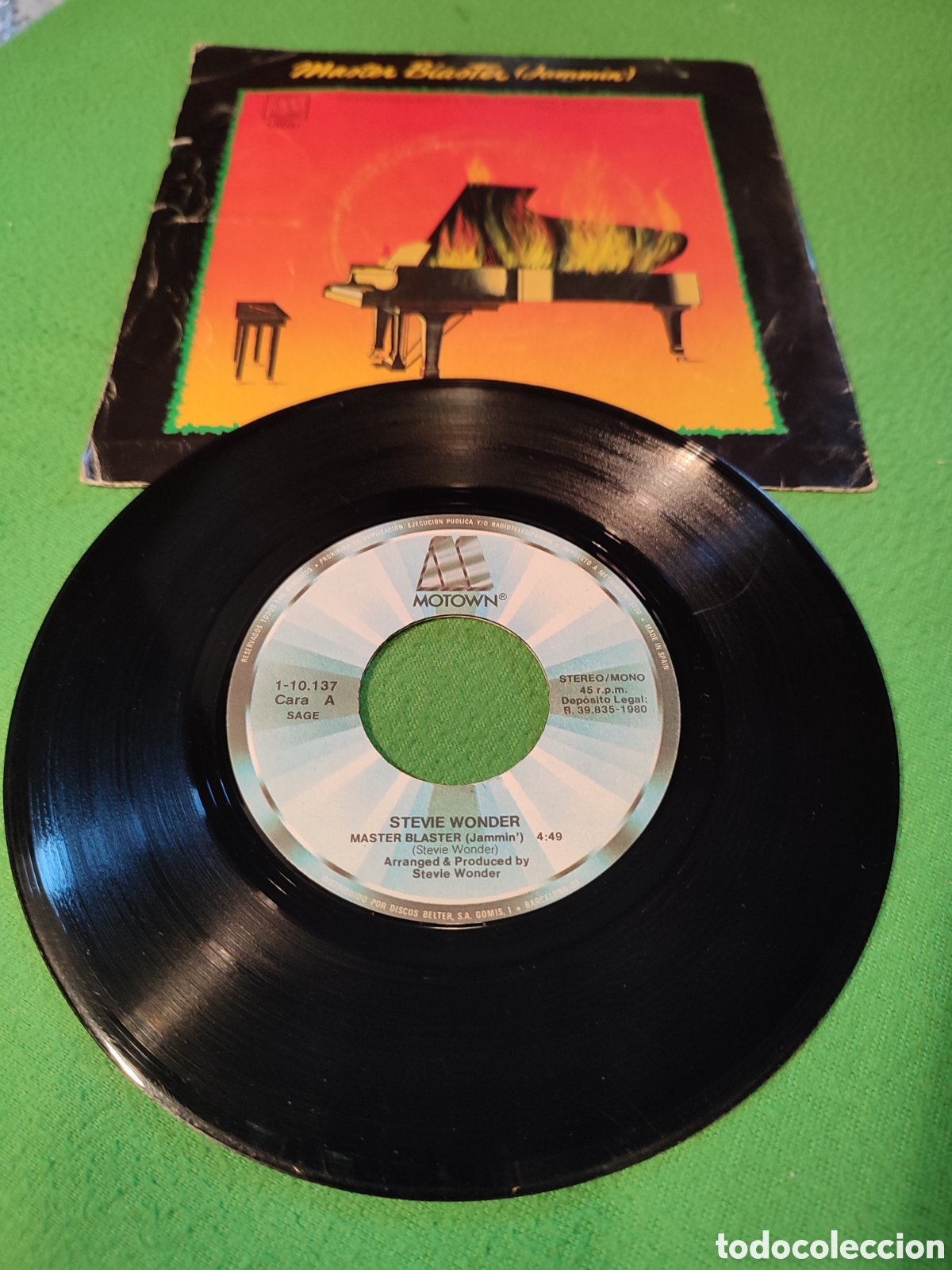 Discos de vinilo: Stevie Wonder - M&aacute;ster Blaster - Foto 2