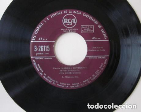 Discos de vinilo: FRAGMENTOS DE MADAME BUTTERFLY - PUCCINI - Foto 2