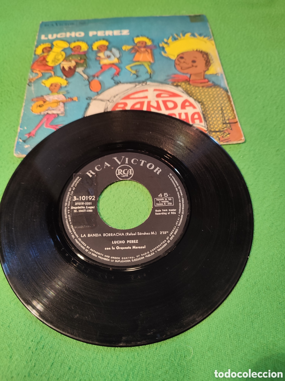Discos de vinilo: Lucho P&eacute;rez - La banda borracha - Foto 2