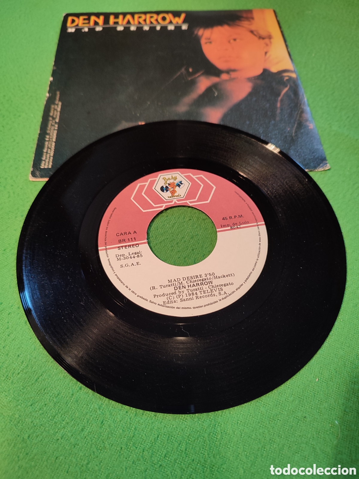 Discos de vinilo: Den Harrow - Loco deseo - Foto 2