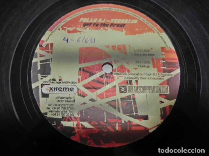 Discos de vinilo: POLLO DJ VS REDNOISE - GET TO THE FRONT - Foto 3