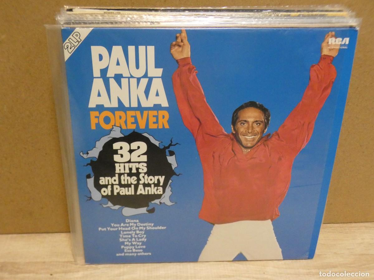 Disques de vinyle: ARKANSAS1980 pacc217 lp buen estado de disco paul anka forever recop 32 hits ver temas tapa doble