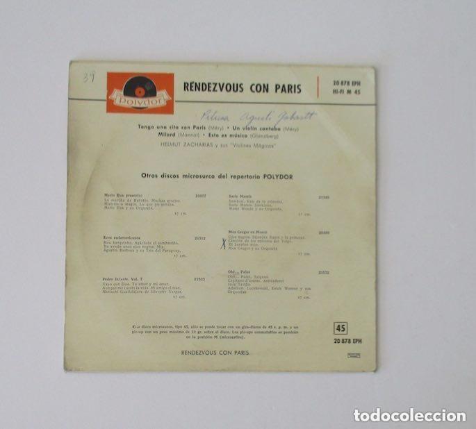 Discos de vinilo: RENDEZVOUS CON PARIS - Foto 3