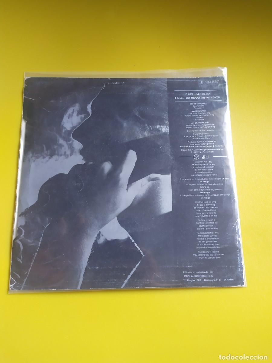 Discos de vinilo: Heaven 17 - Let me go! 1982 - Foto 2