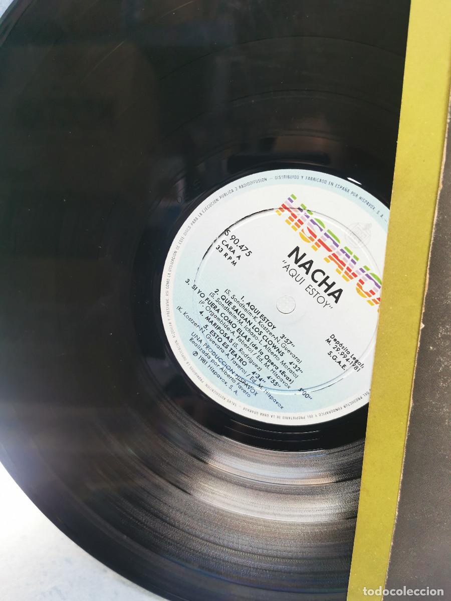Discos de vinilo: Disco, LP, vinilo, Nacha &ndash; Aqu&iacute; Estoy , 1981 - Foto 4