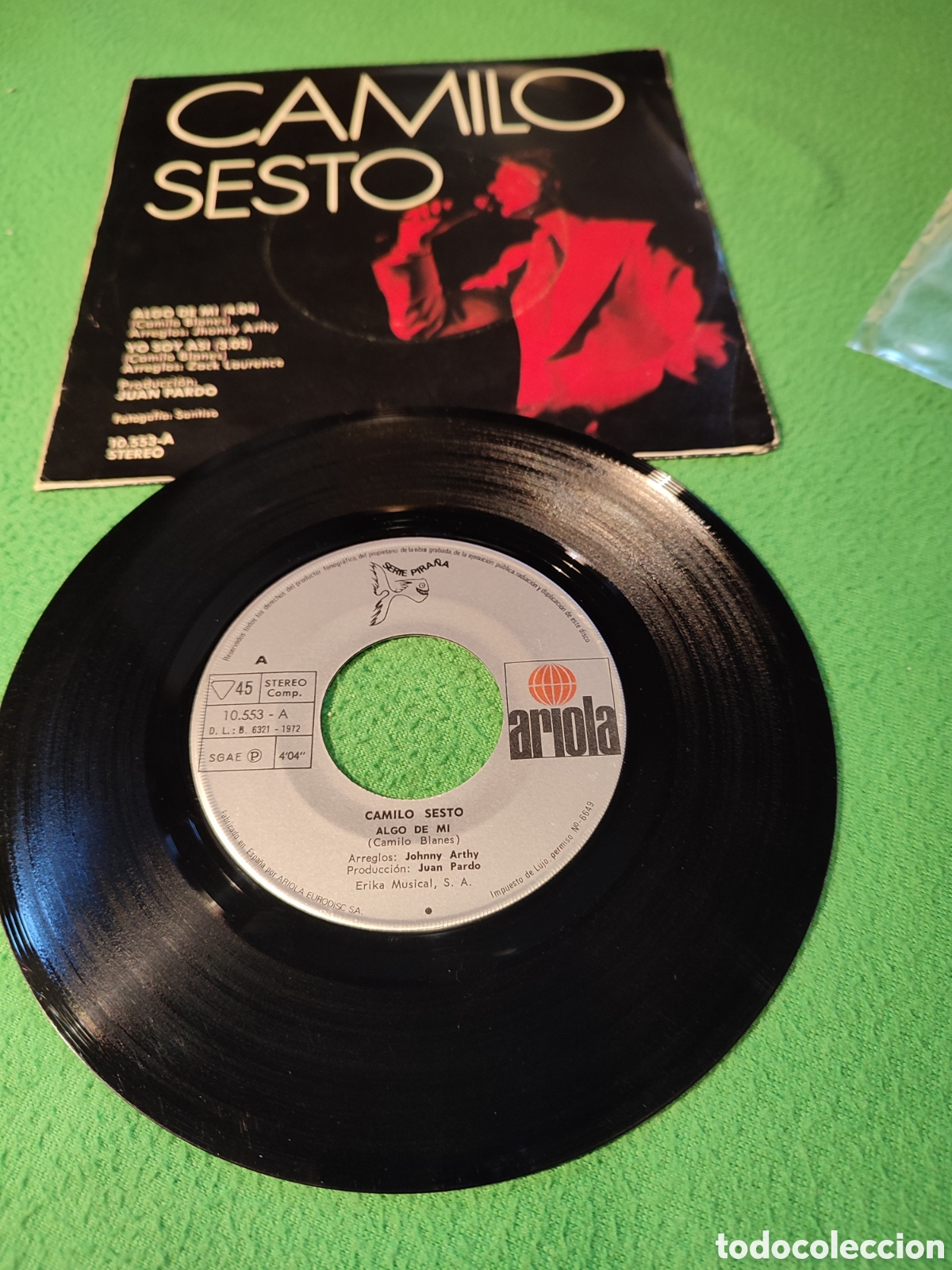 Discos de vinilo: Camilo Sesto - Algo de mi - Foto 2