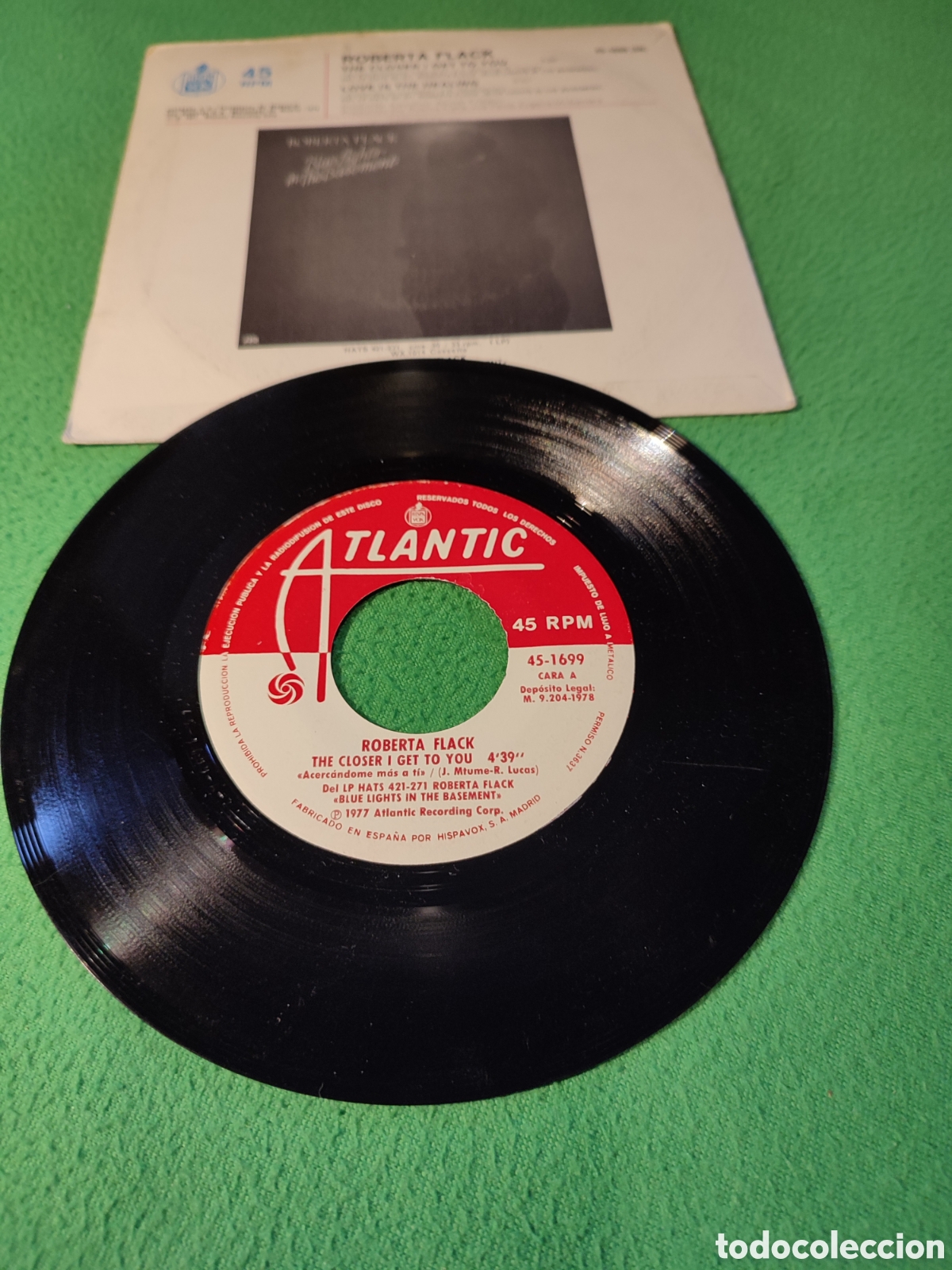 Discos de vinilo: Roberta Flack - The Closer i get to you - Foto 2