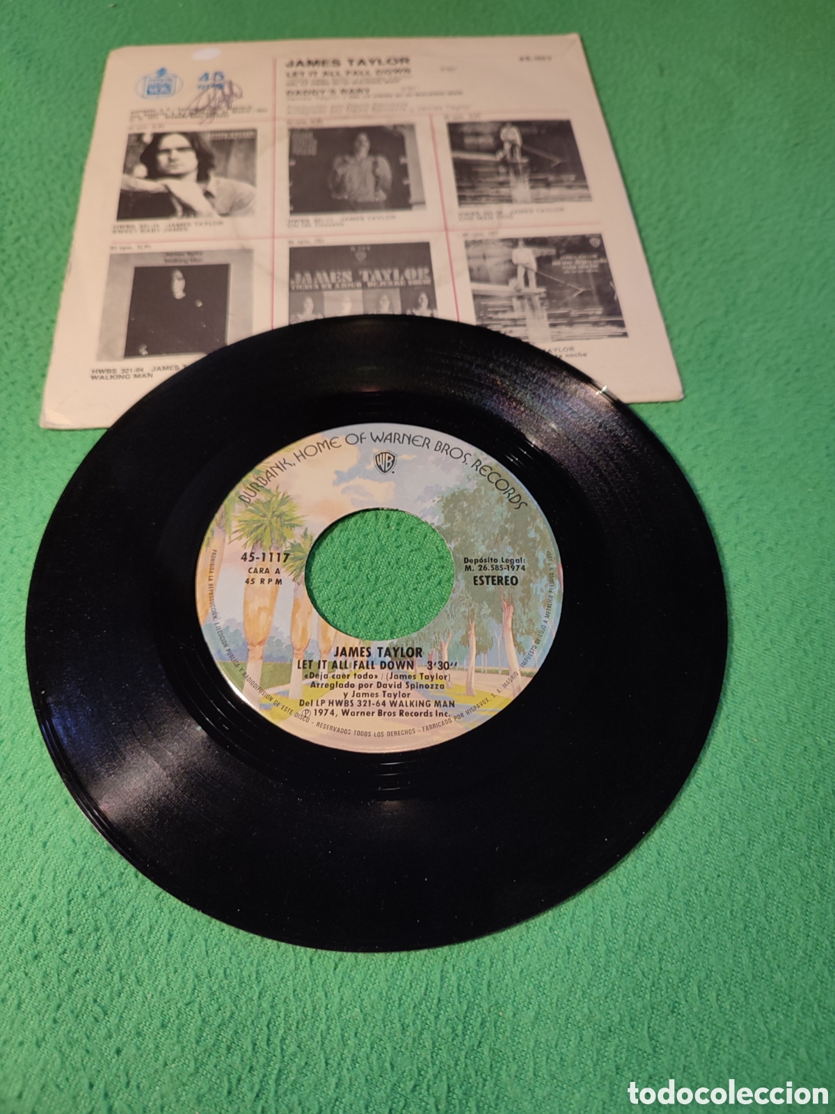 Discos de vinilo: James Taylor - Let It all fall down - Foto 2