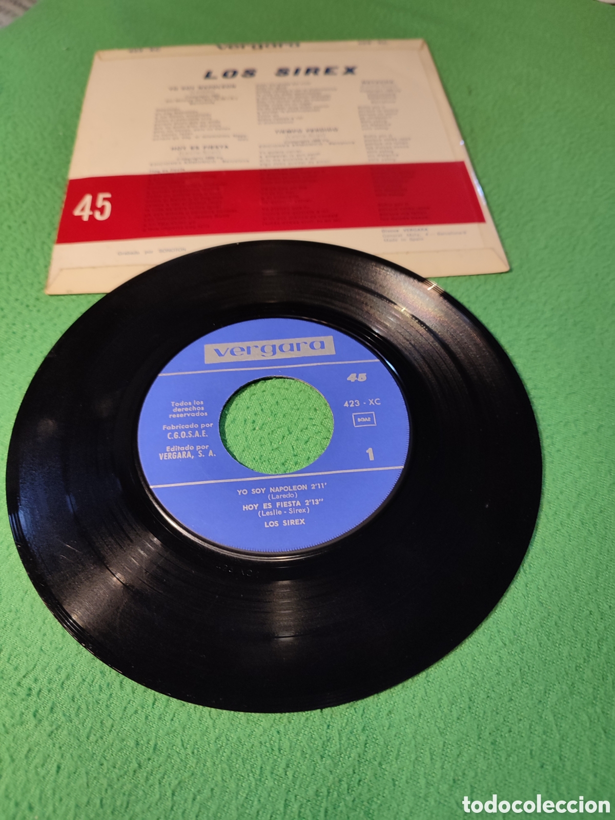 Discos de vinilo: Los Sirex - Yo soy Napole&oacute;n+ 3 - Foto 2