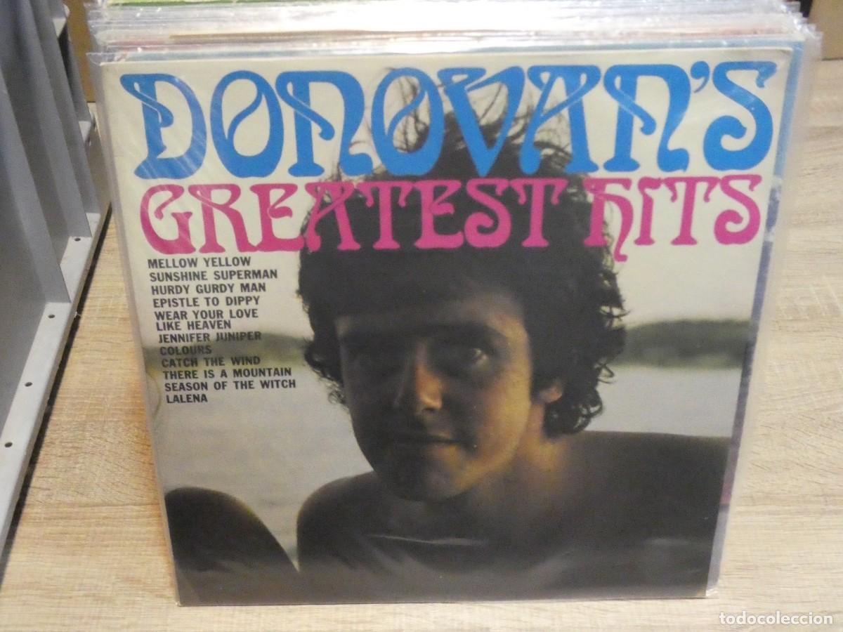 Disques de vinyle: ARKANSAS1980 pacc217 lp buen estado disco donovan's greatest hits ver temas en tapa