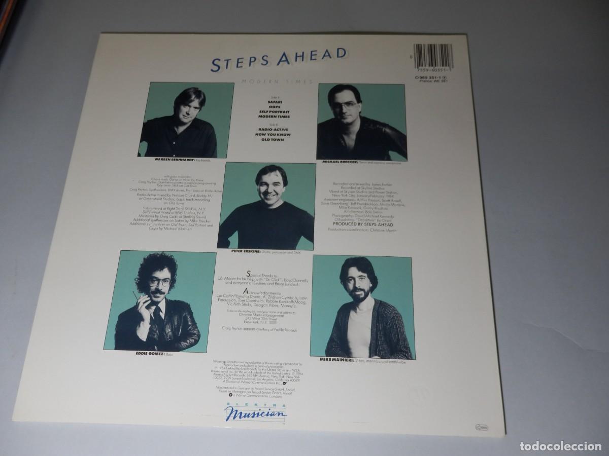 Discos de vinilo: Vinilo Steps Ahead Modern times 1984 - Foto 2