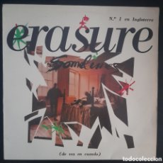 Discos de vinilo: ERASURE – SOMETIMES = DE VEZ EN CUANDO. VINILO, 12”, 45 RPM PROMO 1987 ESPAÑA