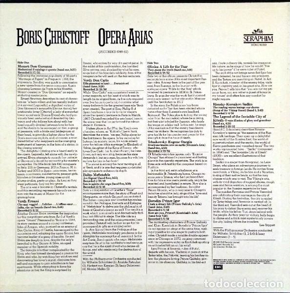 Discos de vinilo: Boris Christoff &ndash; Opera Arias - Foto 2