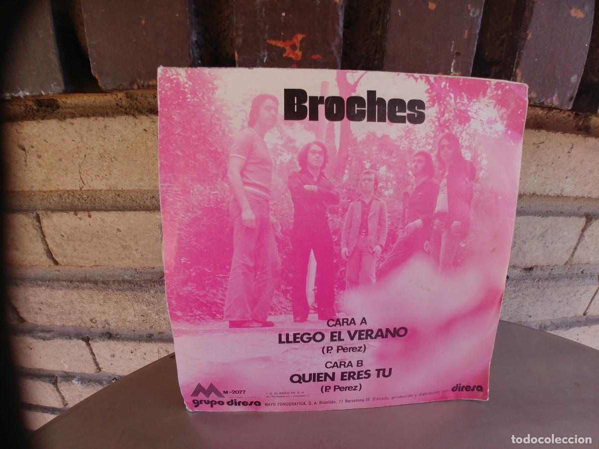 Discos de vinilo: BROCHES-SINGLE LLEGO EL VERANO - Foto 2