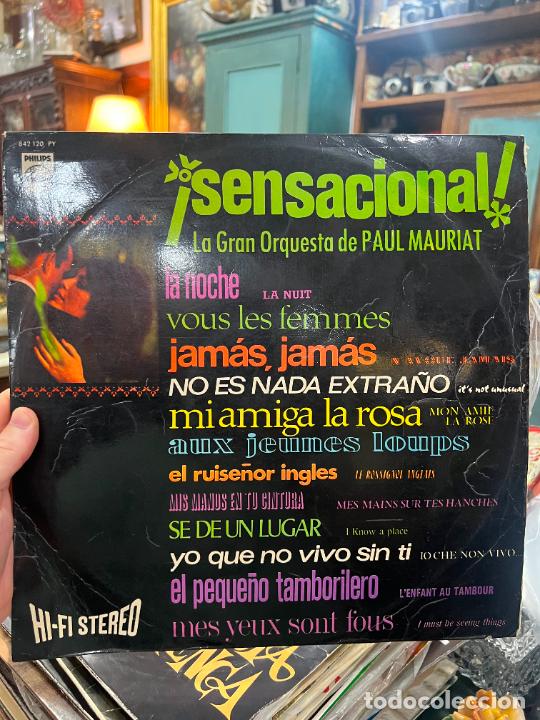 Disques de vinyle: LP &iexcl;SENSACIONAL! LA GRAN ORQUESTA DE PAUL MAURIAT