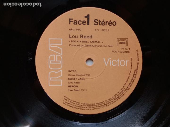 Discos de vinilo: Lou Reed Rock n roll animal - Foto 6