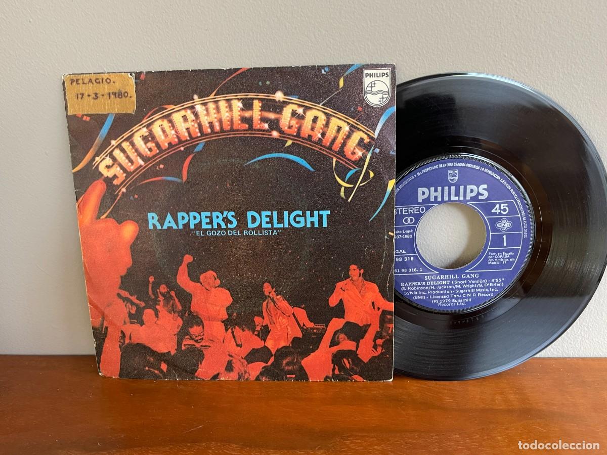 Discos de vinilo: Sugarhill Gang - Rappers Delight single - Foto 1