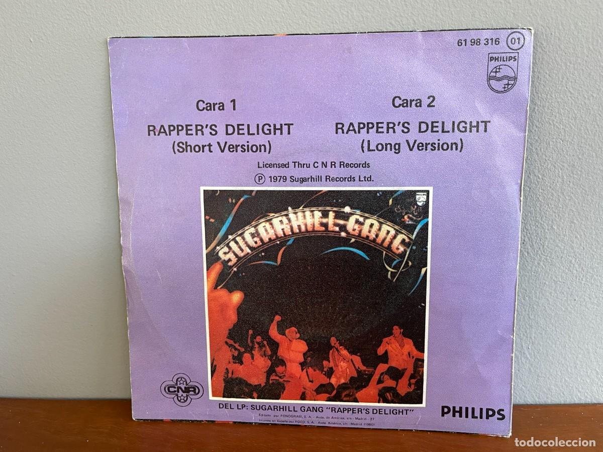Discos de vinilo: Sugarhill Gang - Rappers Delight single - Foto 2