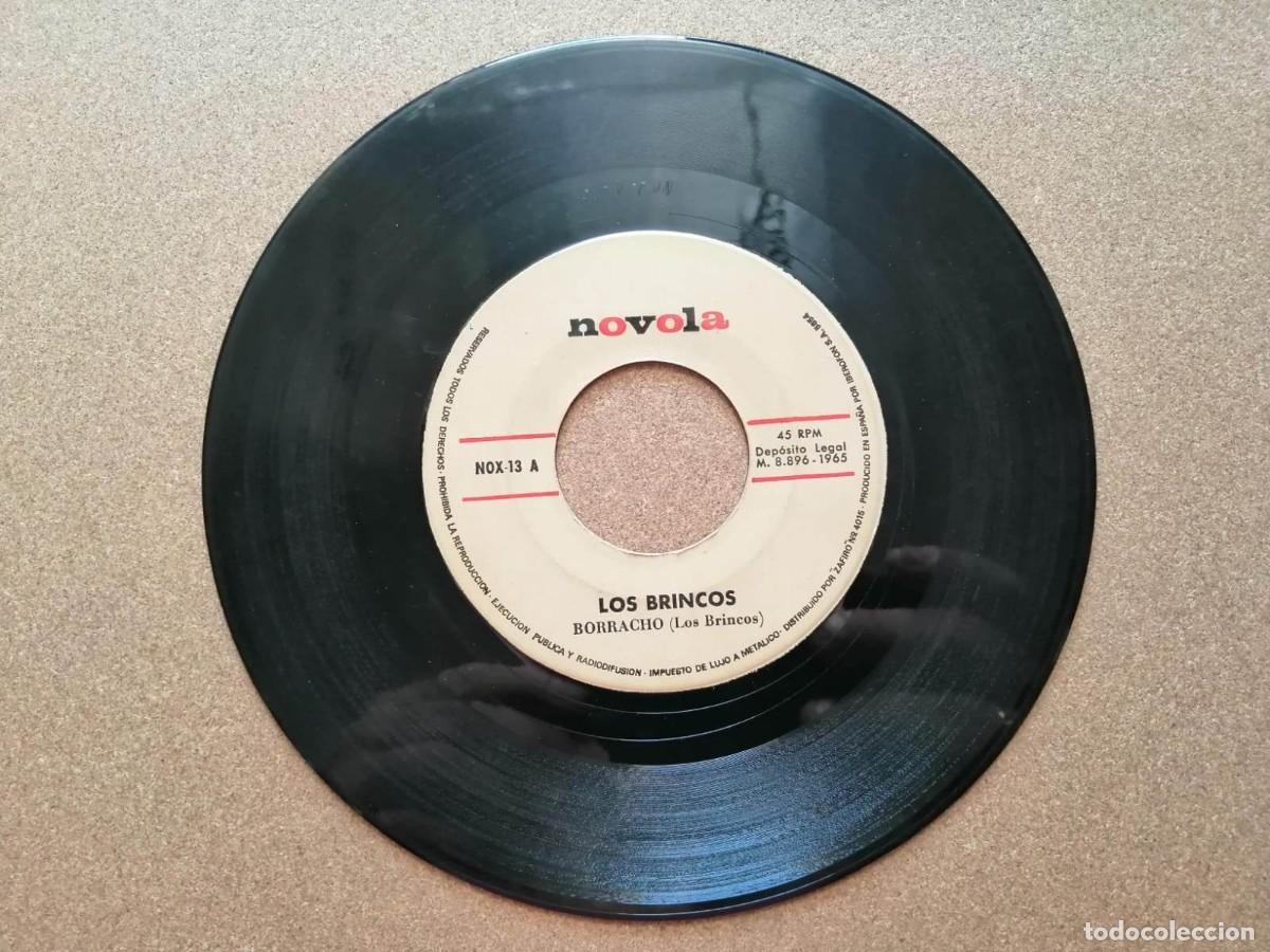 Discos de vinilo: DISCO SINGLE. LOS BRINCOS (BORRACHO - SOLA) - Foto 2