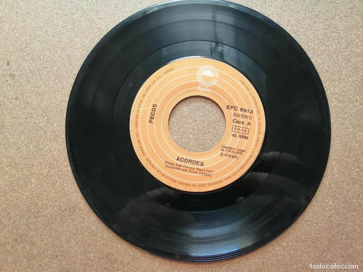 Discos de vinilo: DISCO SINGLE. PECOS (ACORDES - JUANY) - Foto 1