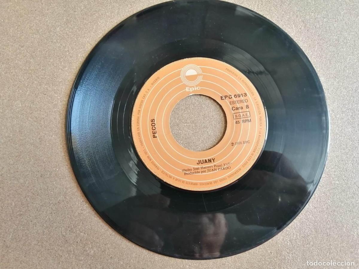 Discos de vinilo: DISCO SINGLE. PECOS (ACORDES - JUANY) - Foto 2