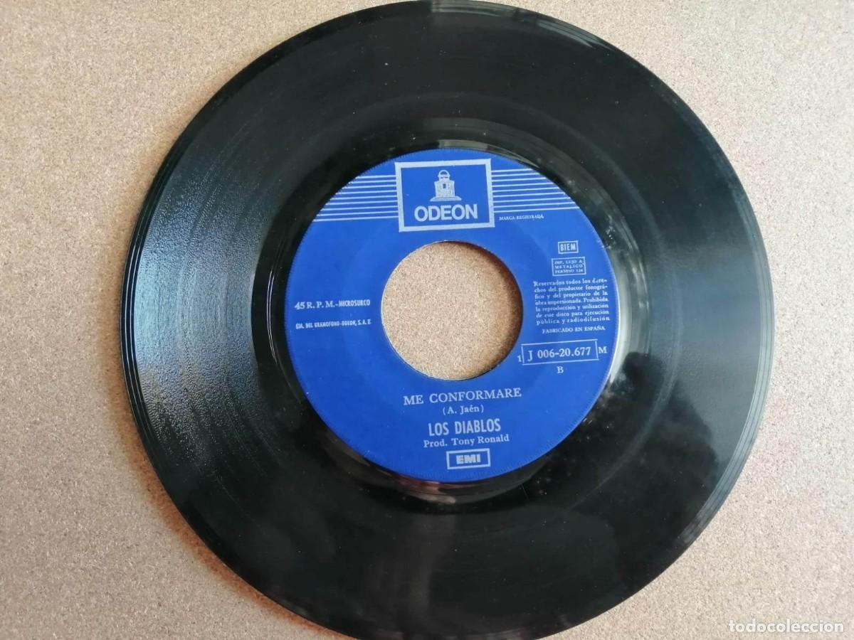 Discos de vinilo: DISCO SINGLE. LOS DIABLOS (FIN DE SEMANA - ME CONFORMARE) - Foto 1