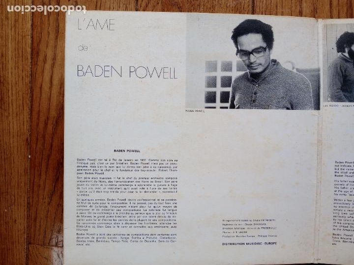 Discos de vinilo: Baden Powell - lame de Baden Powell - Foto 2