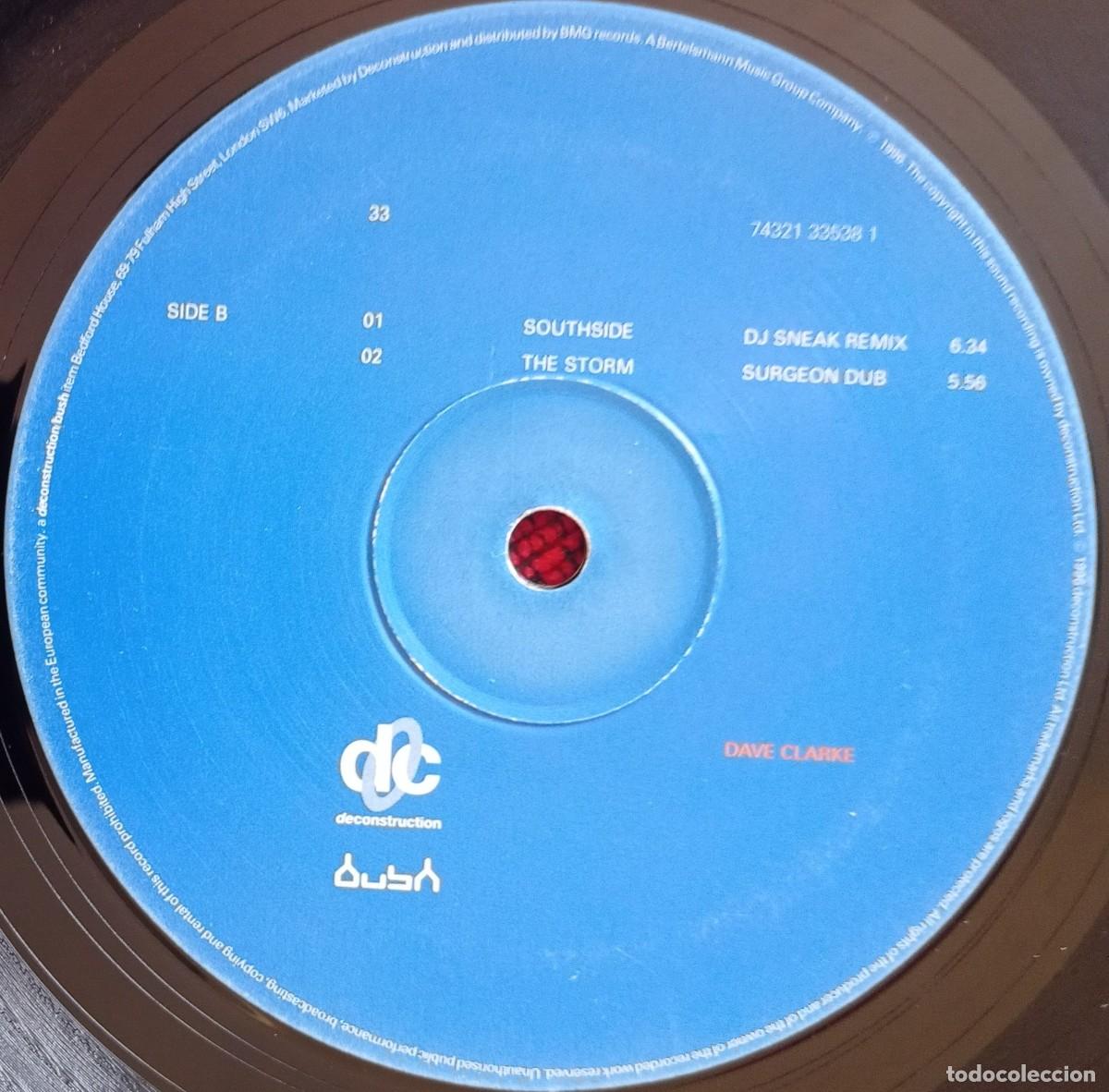 Discos de vinilo: DAVE CLARKE ** Southside ** MAXI SINGLE VINILO ORIGINAL 1996 UK - Foto 4