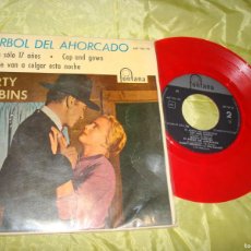 Discos de vinilo: MARTY ROBBINS. EL ARBOL DEL AHORCADO. EP. VINILO ROJO. FONTANA, 1960. SPAIN. IMPECABLE(#)
