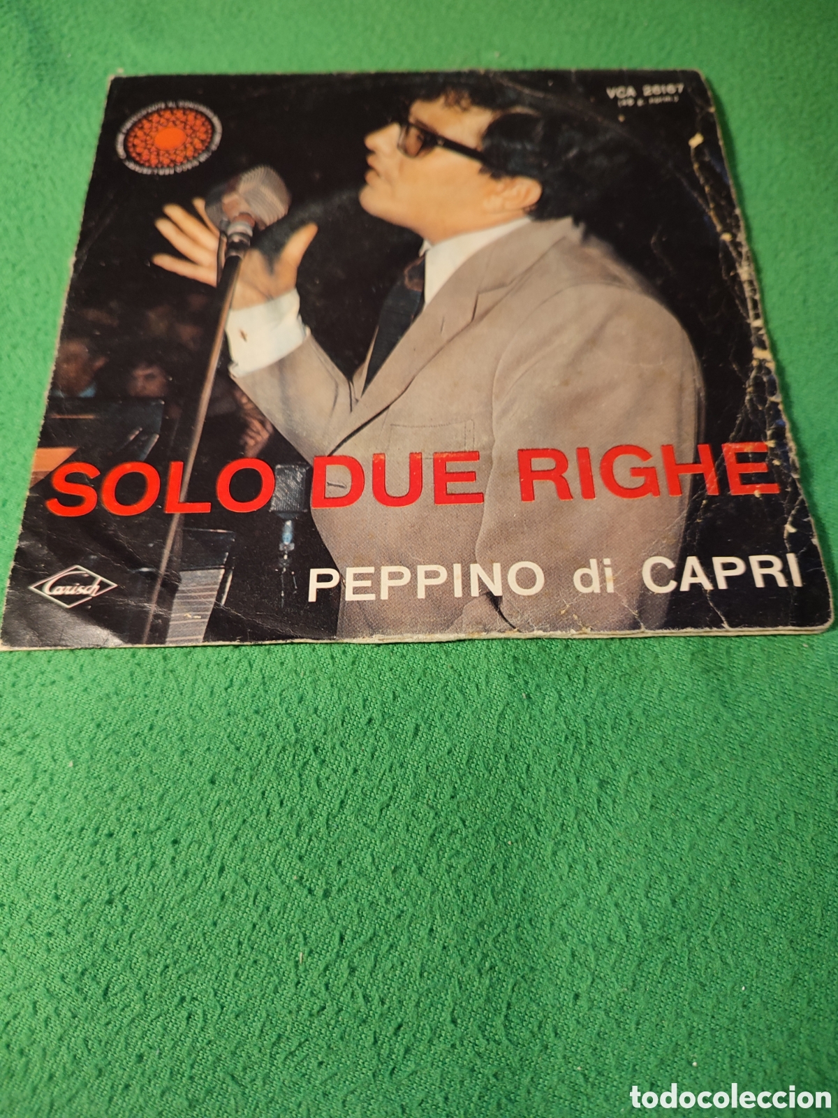 Discos de vinilo: Peppino di Capri- Solo due righe - Foto 1