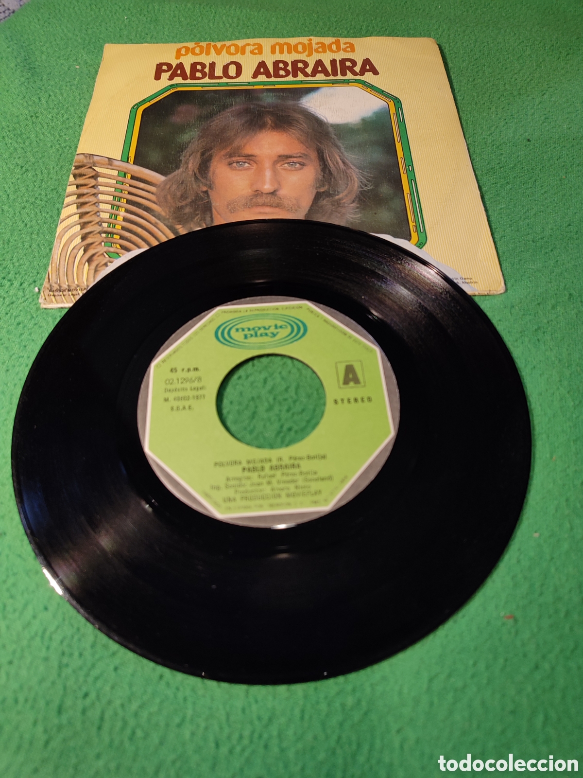 Discos de vinilo: Pablo Abrir&aacute; - P&oacute;lvora mojada - Foto 2