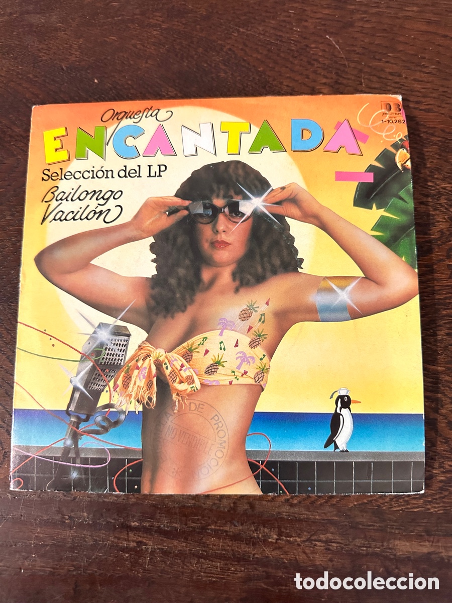 Discos de vinilo: ORQUESTA ENCANTADA - BAILONGO VACIL&Oacute;N 1982 - Foto 8